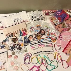 Taylor Swift large lot of Birthday Party supplies  Bracelets and Accessories